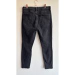 AGOLDE  Nico Black Distressed High Waist Jeans with Holes at Knees size 30 Photo 3