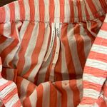 Anthropologie  Boxer Shorts Orange Striped Small w Pockets Photo 1