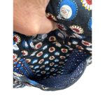 Vera Bradley  blue Owl & Floral Print Quilted Backpack 16" x 14" SKU 7335 Photo 4