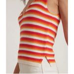 Marine layer  Finley Sweater Tank In Sunset Stripe Photo 3