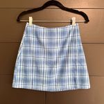 Brandy Melville  Flannel Plaid Pencil Mini Skirt Back Zipper Women’s One Size EUC Photo 0