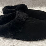 Minnetonka  Carolina Faux Fur Black Slippers Clogs sz 5 Photo 0