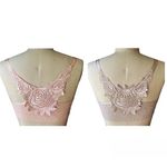 2 NWOT Lace Rose Back Padded Front Rhinestone Closure Bras ~ Women's Size 34 Photo 1