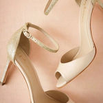 Anthropologie  BHLDN Chandon Heel Sandal by Guilhermina‎ Size 8 $150 Photo 0