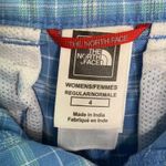 The North Face  Women’s Blue Plaid Bermuda Hiking Outdoor Shorts W-558 Sz 4 Photo 3