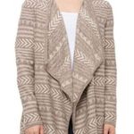 Lucky Brand Geostitch Aztec Southwestern Knit Draped Open Front Cardigan Sweater Photo 0