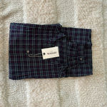 Untuckit Plaid Tara Shirt Women’s, Navy/Red, Size 10, NWT Blue Photo 3