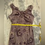 Jonathan Martin  Lavender Floral Midi Dress Photo 4