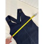 Misha Nonoo Dark Wash Blue Denim Mini Overall Dress Cotton Casual Size M Size M Photo 2