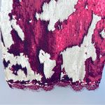 Free People  Seeing Double Red Sequin Dress Size S Photo 8