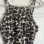 Ellen Tracy Leopard Print one piece swimsuit XL Photo 2