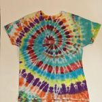 Hanes Tye dye short sleeve tee shirt woman’s size large Photo 0
