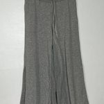 Free People Intimately Gray Fleece Wide Leg Pants Photo 0