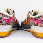 Gucci Ultrapace Ace Snake Leather Distressed Suede 592348 Women Sneakers 34.5 Photo 11