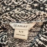 Ariat  Cardigan size S excellent condition color black and white length 22” Photo 9