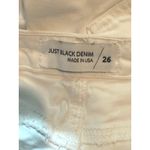 Just Black Denim  White Skinny Jeans Women 26 Womens Juniors Denim Photo 3