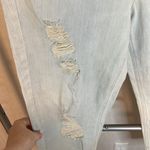 Wild Fable Wild‎ Fable Highest Rise Mom Jeans Distressed Ripped Light Wash Denim Photo 4