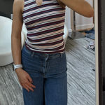 Aeropostale  Halter Tank Top Striped Photo 0