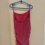 Pink Glitter Bodycon Mini Dress Size XS Photo 3
