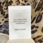 Rony Kobo Leopard Print Maxi Dress Long Sleeve V Neck Party Cocktail M Brown Size M Photo 8