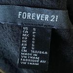 Forever 21 Black Textured Short Sleeve Mini Dress Size Small Relaxed Fit Chic Photo 3