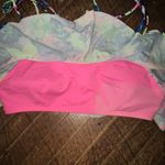 Victoria's Secret Victoria’s Secret swim vibrant S ruffled neon bikini top Photo 1