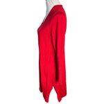 Eileen Fisher Eileen Fischer Merino Wool Asymmetrical Sweater Side Slit Dress Red Size Medium Photo 3