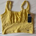 Hollister Yellow Cropped Top Photo 0