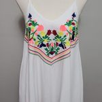 A.Peach Tahiti Getaway embroidered tunic mini dress size small Photo 1