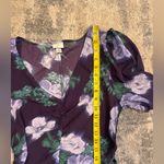 A New Day Purple Floral High Low Dress Photo 6