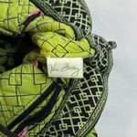 Vera Bradley  Black Tote with Pink and Green Floral Pattern Photo 4