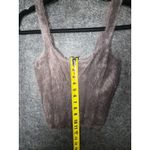 EXPRESS NWT  Fuzzy Cropped Tank size Small cozy top Photo 3