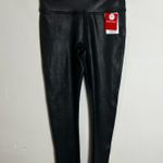 Spanx NWT - Faux Leather Leggings Black Petite Sleek Casual Comfortable Photo 1
