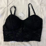 Bozzolo Black Lace Top Photo 0