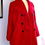 Jessica London  Red Wool Coat 14 Photo 7