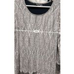Sharade Nites Size 18 Vintage Top & Skirt Black & Silver Metallic Fringe CFJ Photo 7