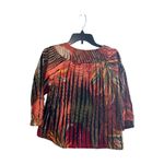 Tantrums Women's 3/4 Sleeve Button Front cotton Jacket Top petite Multicolor Brown Size undefined Photo 2