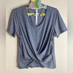 Lululemon Do the Daily Short Sleeve gray/blue heather size 8 Photo 0
