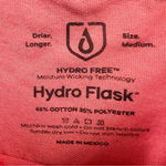 Hydro Flask Women’s Sweat Wicking T-Shirt color Watermelon size medium Photo 5