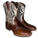 Ariat Women’s 5.5 Boots Cowboy VentTEK Cowboy Leopard Square Toe Country Western Photo 0
