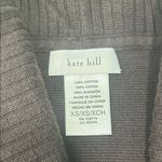 Kate Hill  Chocolate Knit Cardigan Photo 6