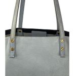 Chloé Dylan Leather Tote Baby Blue Gray Made In Italy Gold Hardware Carryall Photo 8