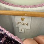J. Marie Cameron Purple Gingham Embroidered Top. Size Small. Photo 2