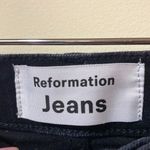 Reformation Womens  Faded Black Destroyed High Waist Rise Skinny Jeans Photo 4