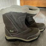 Sorel Grey Waterfall Suede Mid-Calf Zip Up Winter Boots Photo 0
