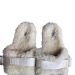 UGG - Fluffita Slide White Shearling Platform Sandals Sz 9 Photo 3