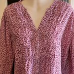 Erika  Smocked Button Down Top Size XL Photo 2