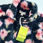 Sandy Liang NEW  x Target Floral Half Zip Sherpa Long Sleeve Top XXS Photo 2