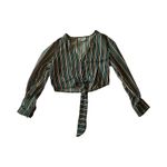 Spoon Jeans Cropped Top Green Size L Photo 2