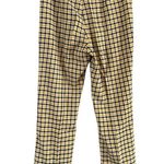 Modcloth NWT About to Bloom Plaid Pants Yellow Black Check Sz 10 Photo 1